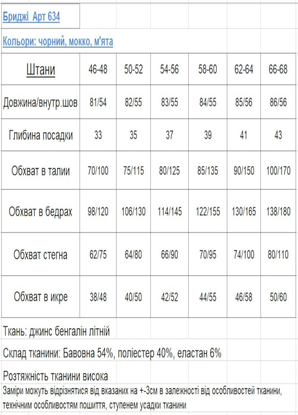 Літні бриджі з високою посадкою MeeLan (332621186)