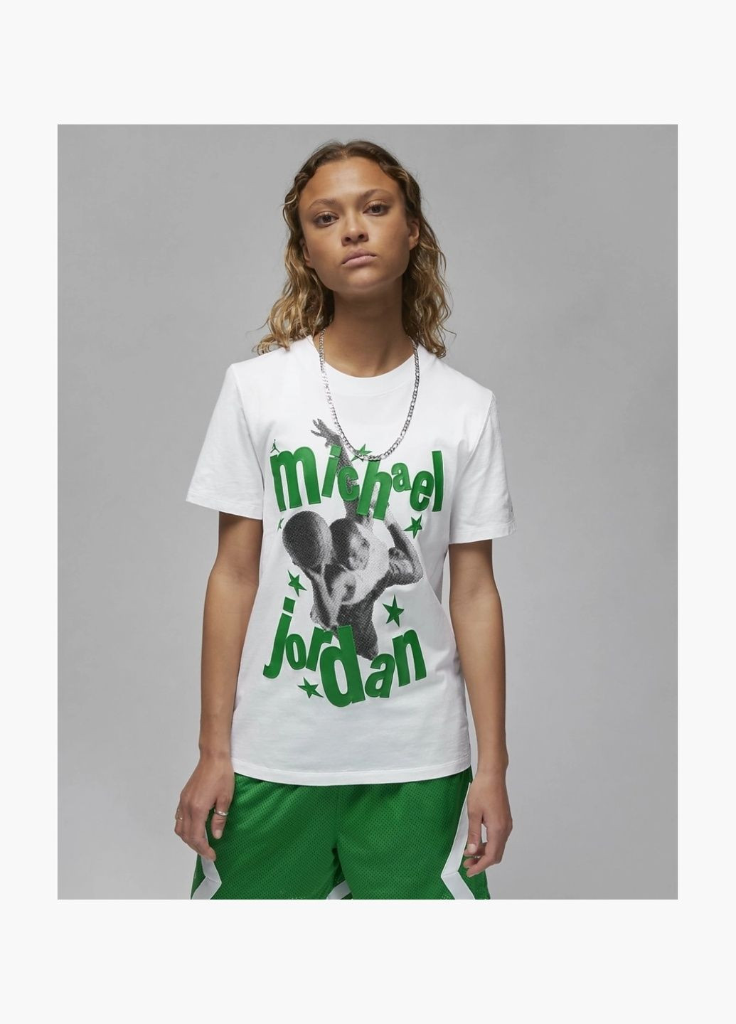 Футболка жіноча T-Shirt Damskiitage White DZ3195-100 Air Jordan - (326783409)