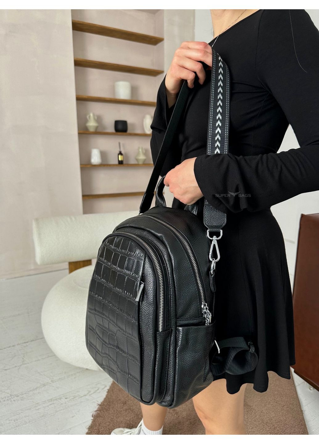 Шкіряний жіночий рюкзак Tiding Bag (279322048)