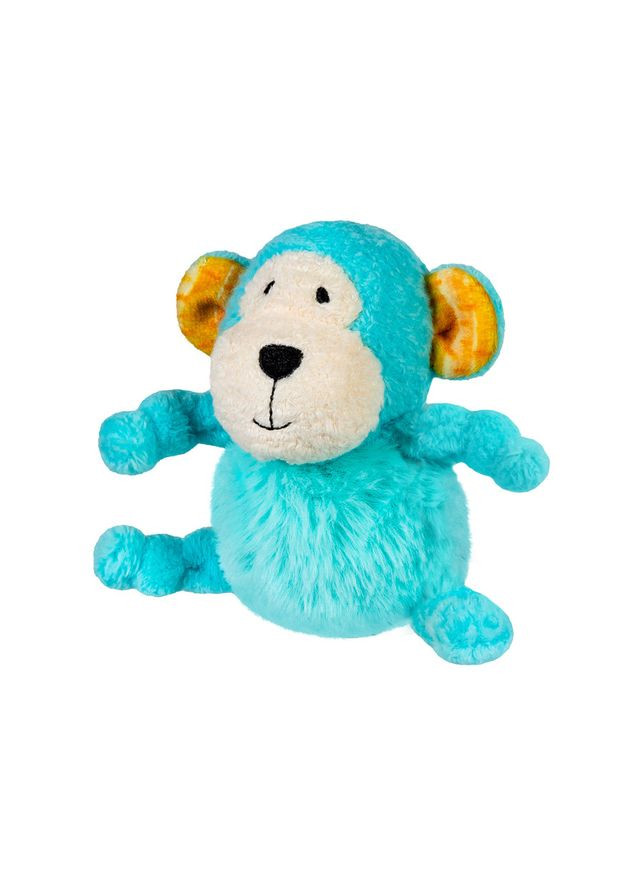 Іграшка для собак Мавпочка з м'ячиком всередині GiGwi Suppa Puppa, текстиль, термопластична гума, 11 см WAUDOG (362582646)