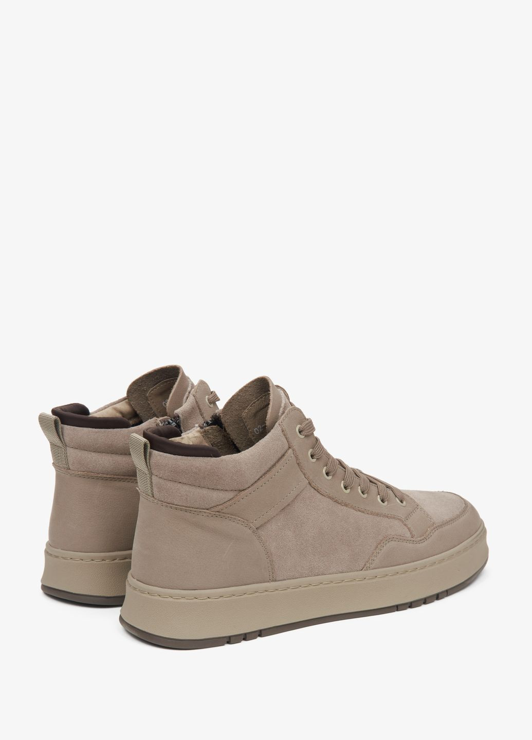 Бежевые осенние ботинки, цвет бежевый Estro