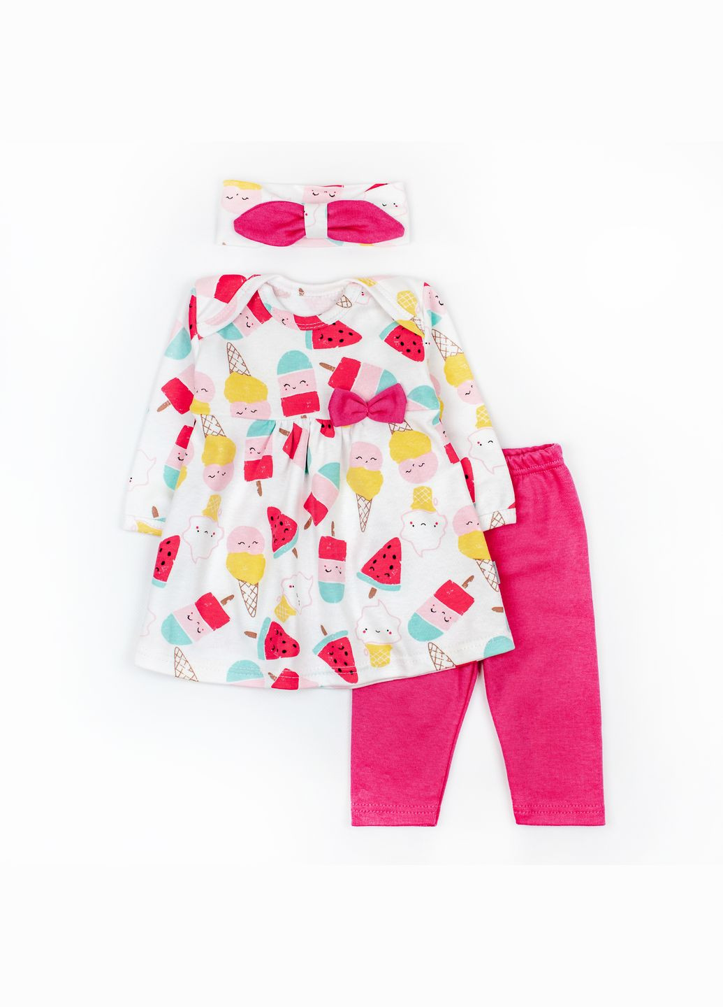 Красный трехпредметный набор мороженки Malena