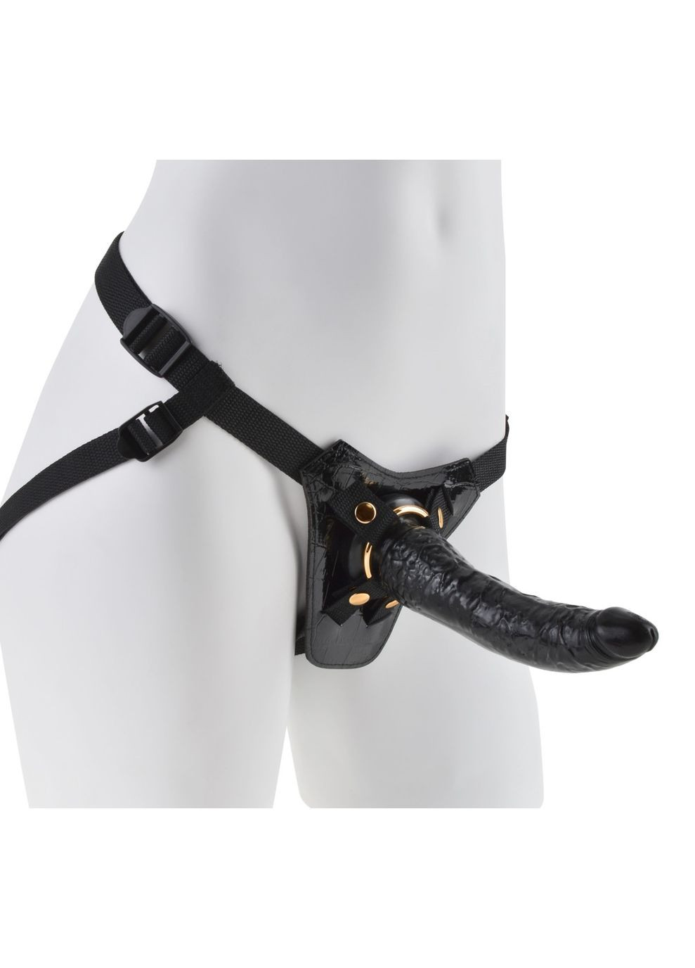 Страпон Fetish Fantasy Gold на трусиках, чорний Pipedream (331168616)