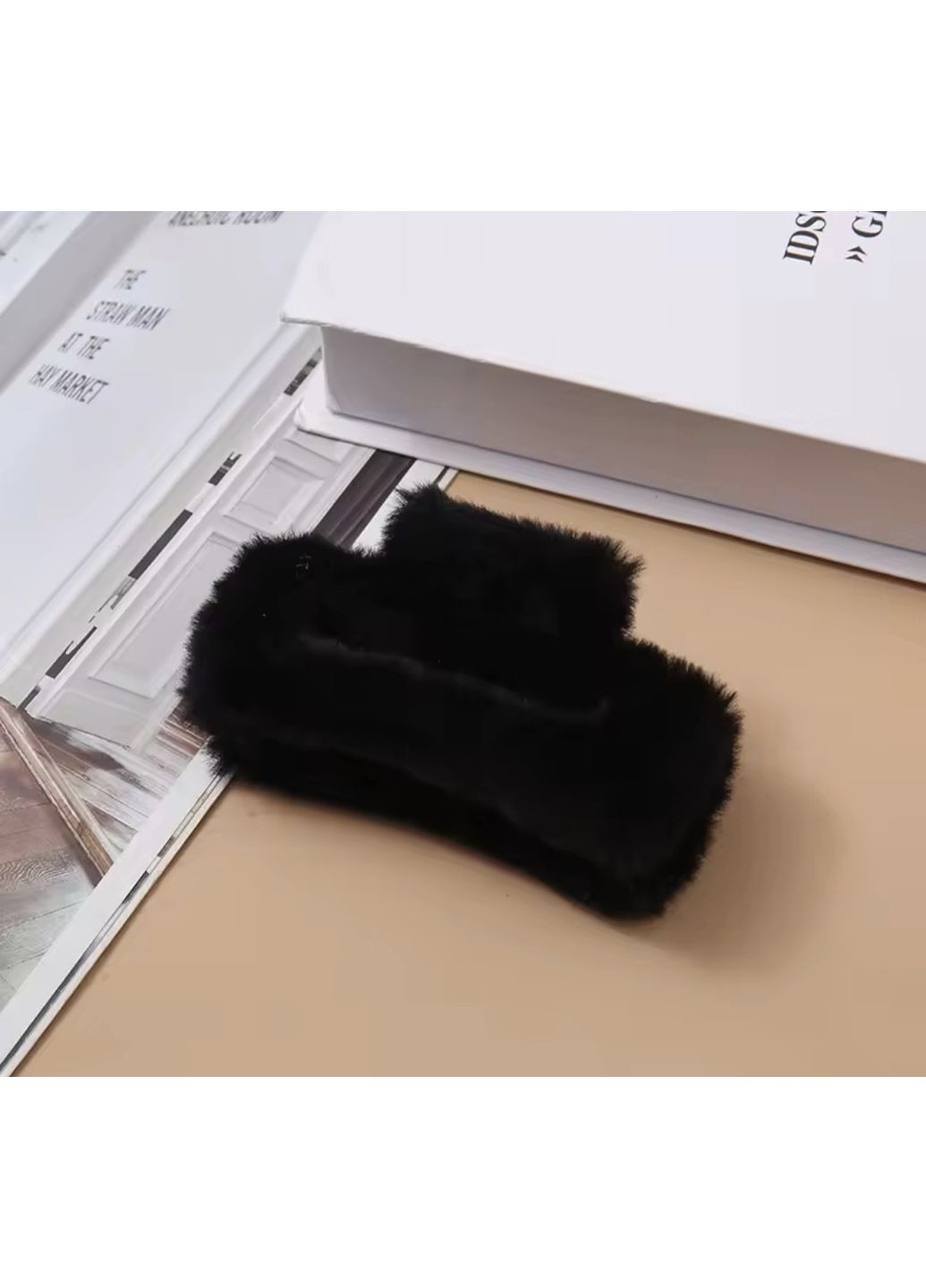 Шпилька крабик из меха 10 см China (366221728)