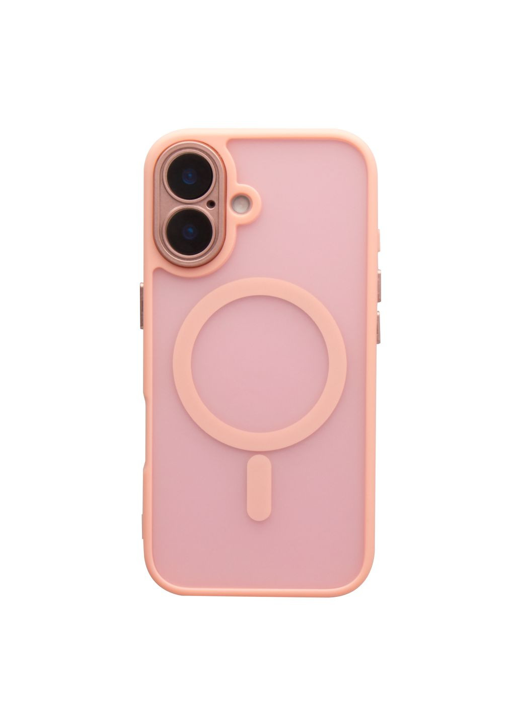 Чохол TPU+PC with Magsafe для iPhone 16 Pink No Brand Apple iPhone 16 2024 (336152898)