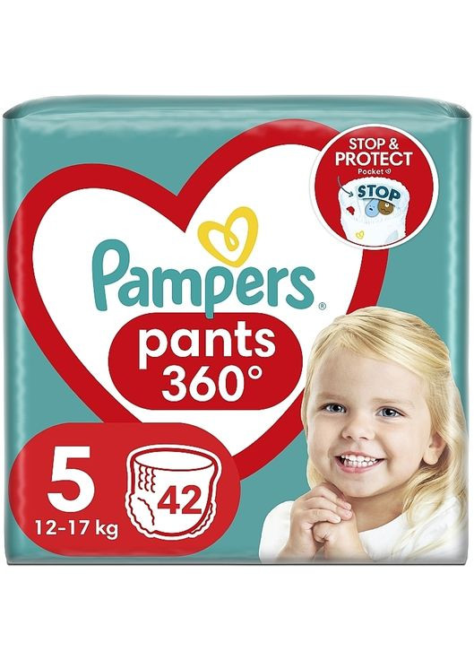 Підгузки-трусики Pants, розмір 5, 12-17 кг, 42 шт. 42шт (961721-31018986) Pampers (365799482)