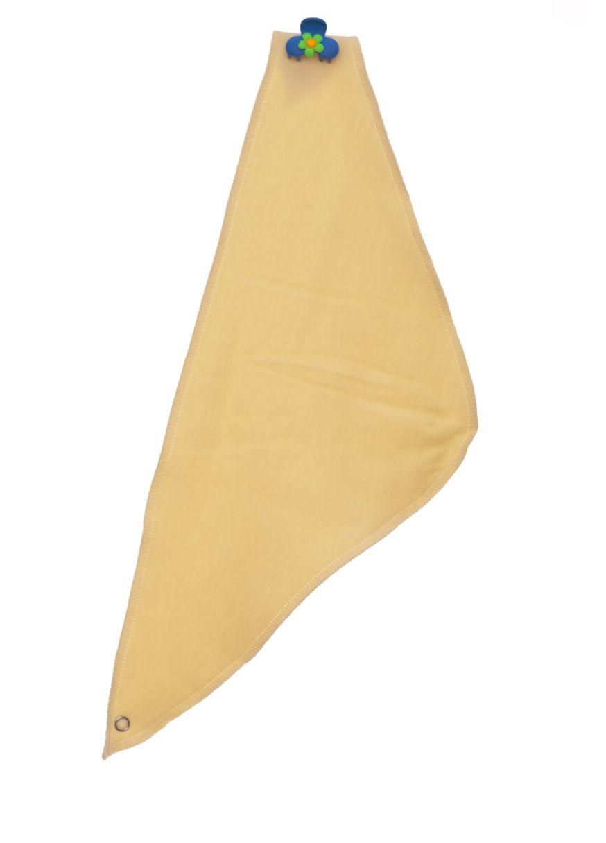 Нагрудник на кнопці жовтий 3м+ (45078) BABYKROHA (297199486)