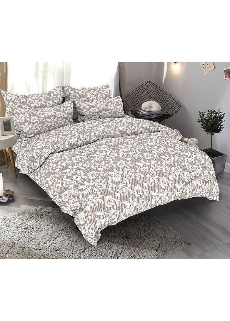 Постільна білизна Загадка коричнева, бязь Полуторний Комфорт-текстиль (354823362)