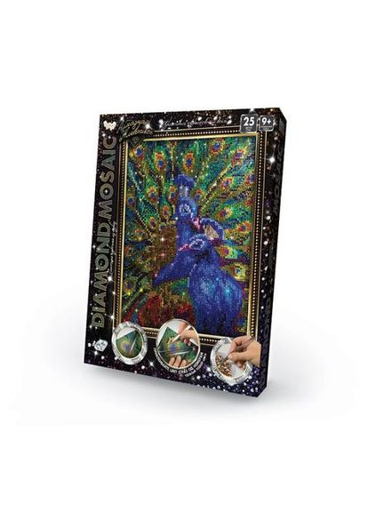 Алмазная живопись "DIAMOND MOSAIC", "Павлин" Danko Toys (322498566)