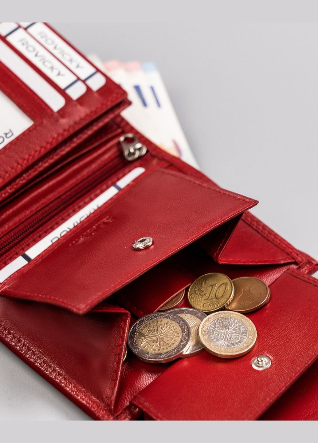 Жіночий шкіряний гаманець Rovicky (322399473)