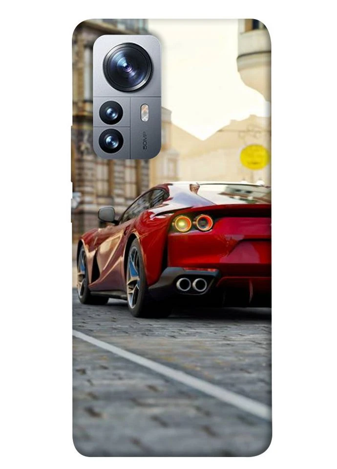 Чехол с принтом для Xiaomi 12, Xiaomi 12X/для Ксеми, сяоми, ксиоми 12/12 икс/12х Red Ferrari No Brand (339060076)