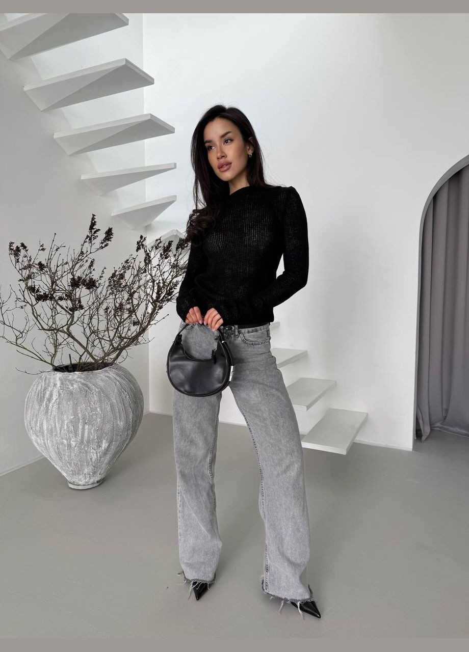 Женская черная кофта No Brand (333338675)