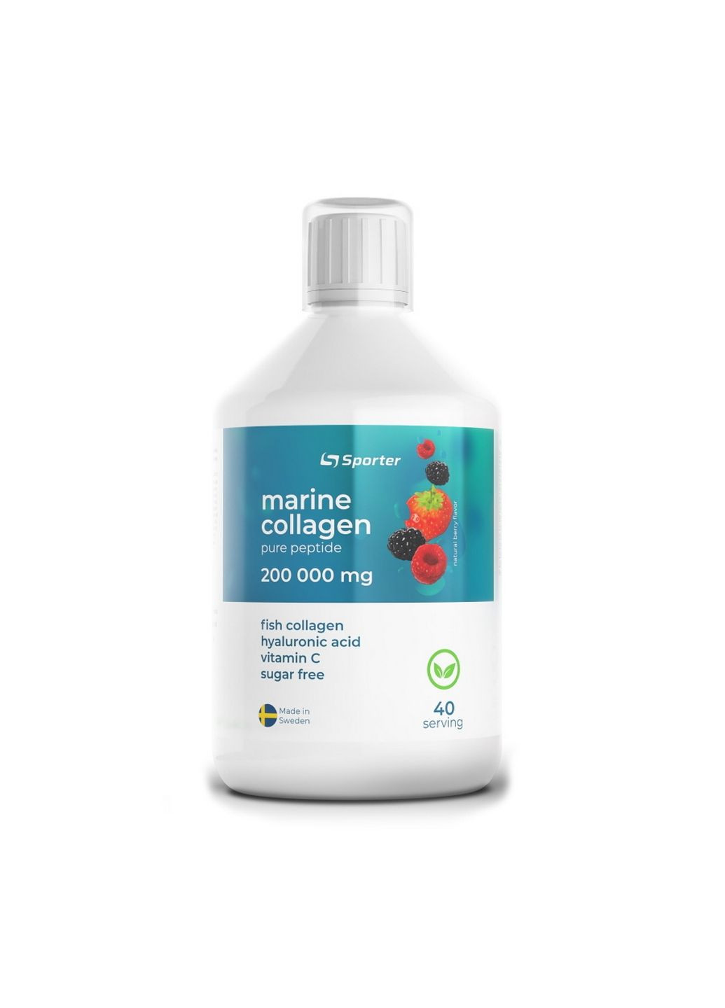 Препарат для суглобів та зв'язок Marine Collagen, 500 мл Ягоди Sporter (294929460)