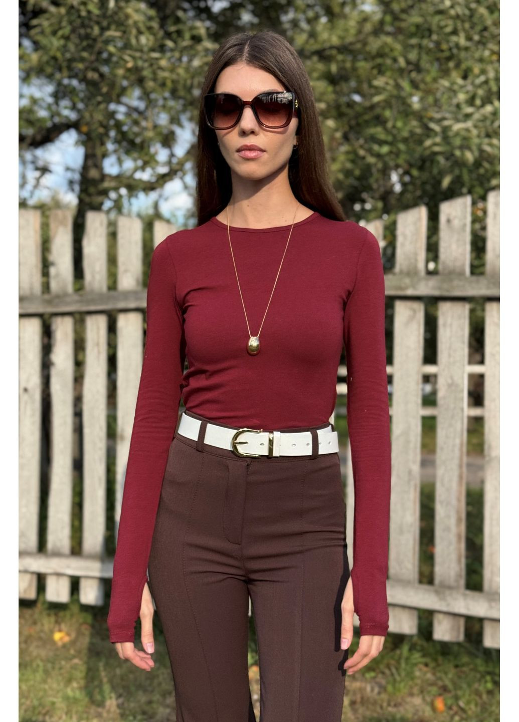 Лонгслів повний рукав з пальчиком CHICLY (363020059)