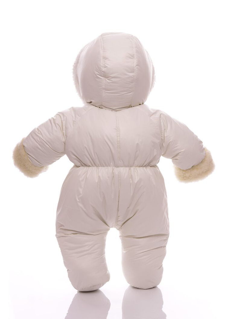 Чоловічок на хутрі без логотипу молочний 74 см (51186) BABYKROHA (315340799)