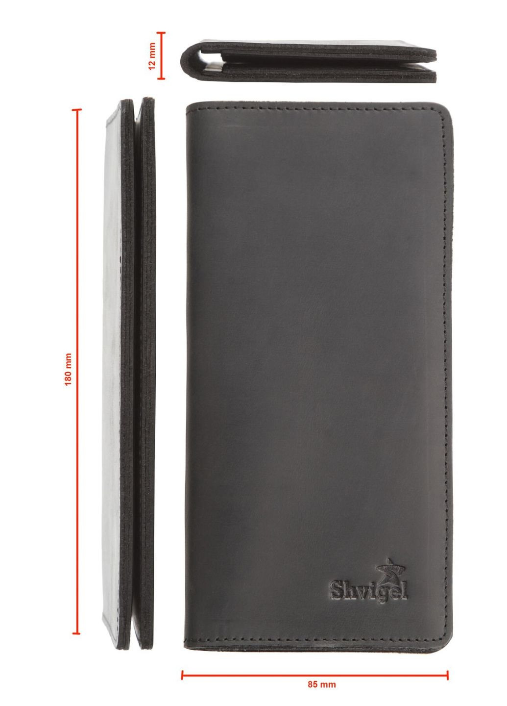 Кошелек из винтажной кожи 13794 Shvigel (329196534)