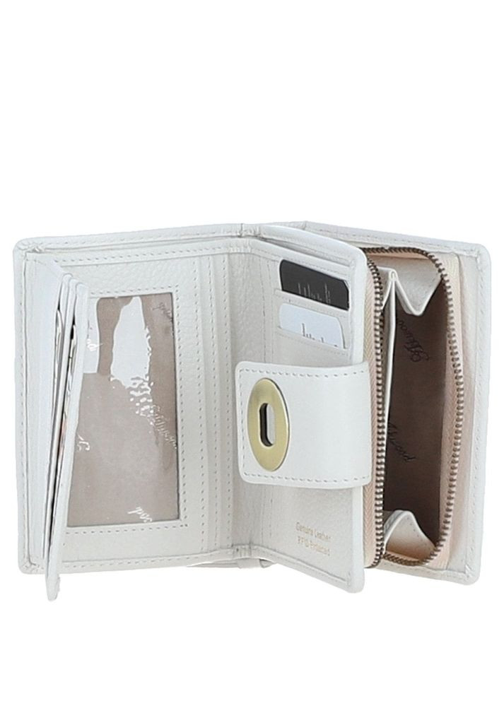 Женский кожаный кошелек Y60 White (Белый) Ashwood (367108002)