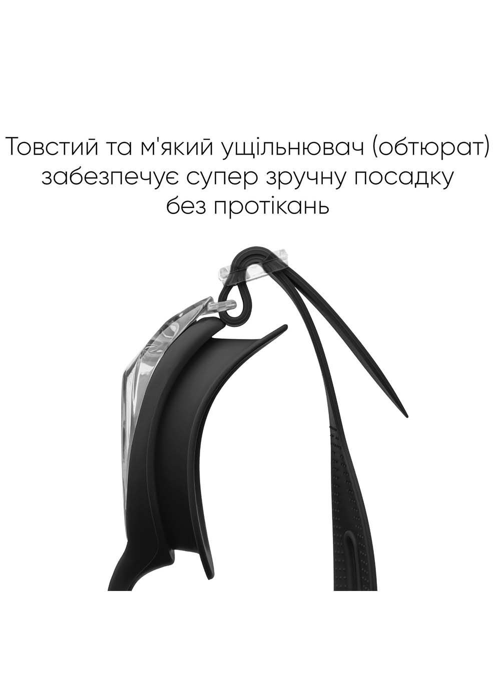 Детские очки для плавания Ertan JR Anti-fog Черный Renvo (323203973)