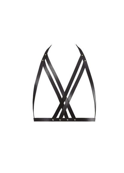 Портупея MAZE Halter Bra Harness Черная - CherryLove Bijoux Indiscrets (282708164)