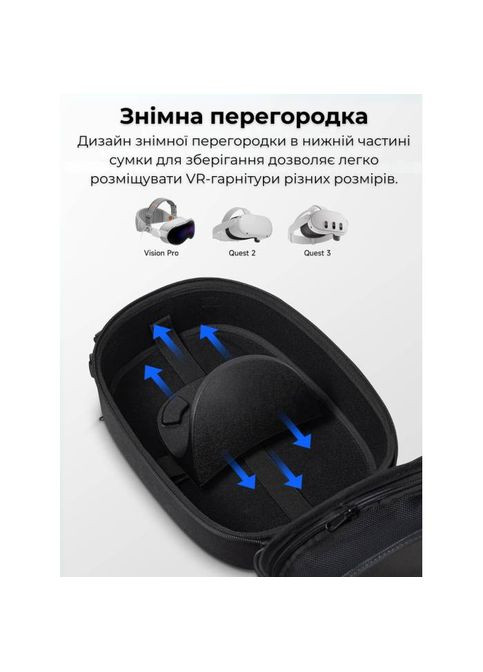 Сумка-чехол BG0114 для VR-гарнитуры и консолей (6126755803425) Jsaux (325218505)