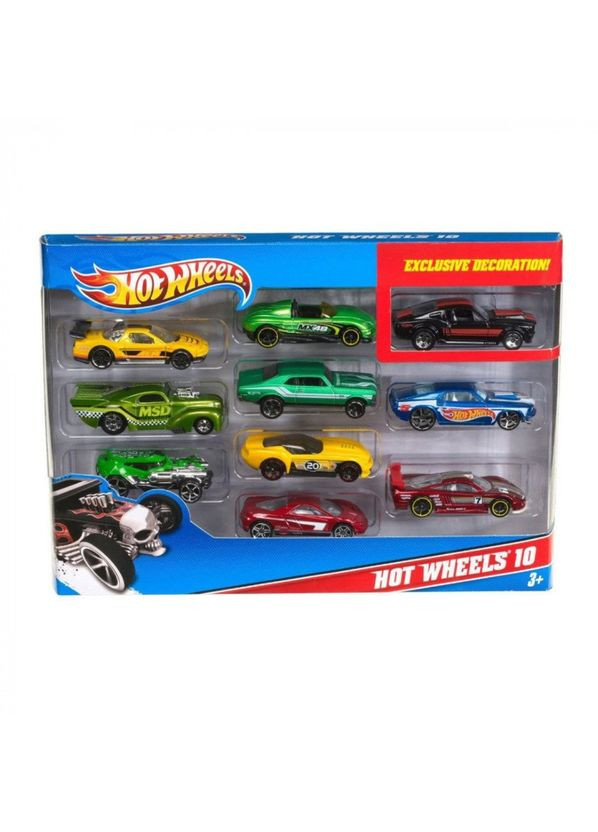 Автомобиль базовый 10шт. Hot Wheels (302086881)