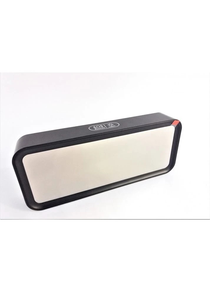 Цифровий дзеркальний настільний годинник Led Mirror Clock DT-6508 із зеленим підсвічуванням 5V живлення від USB No Brand (322895730)