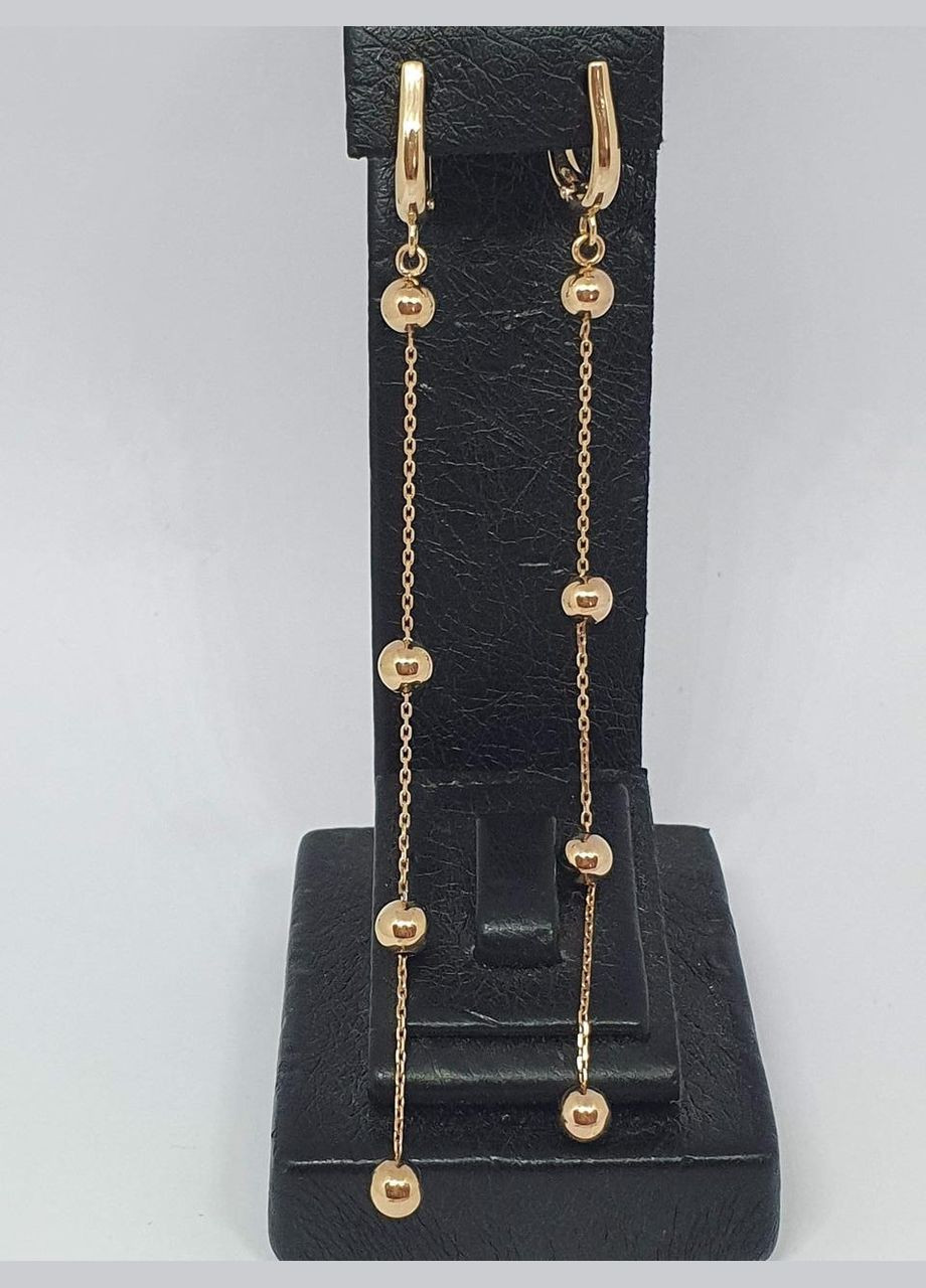 Золотые серьги-подвески. 210166 FAVORITUM (278315236)