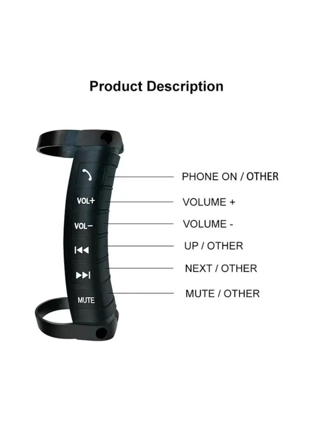 Автомобильный универсальный пульт для руля DQX-Q1 (1 пульт) No Brand (332637572)