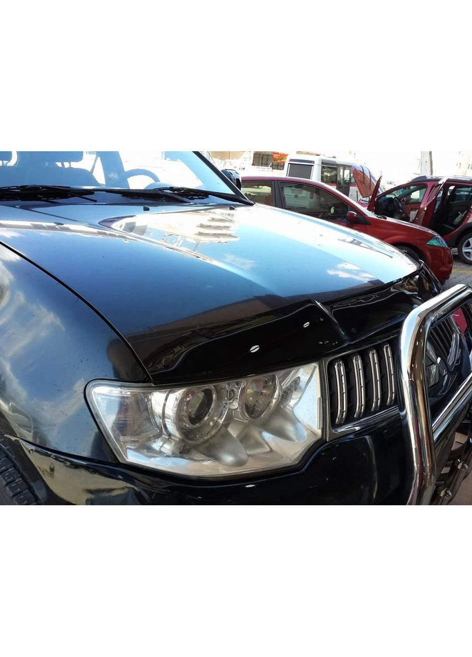 Дефлектор капоту (EuroCap) для L200 2006-2015 рр Mitsubishi (389055540)