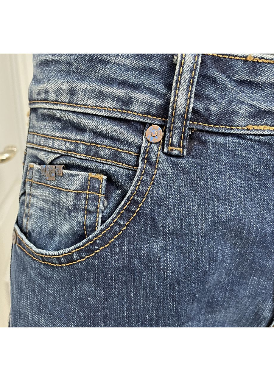 Джинси Y.Two чоловічі скіні стрейч вузькі 30 сині No Brand (354331973)