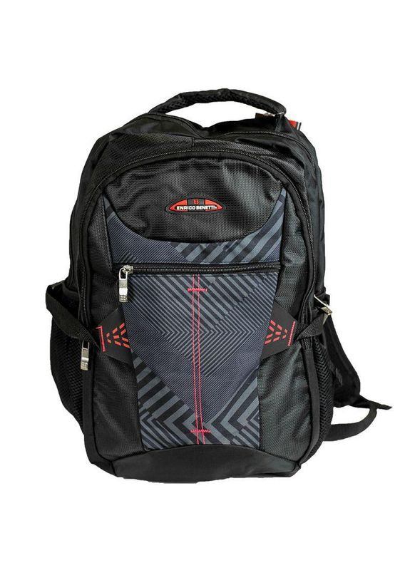 Городской рюкзак BONAIRE Black-Red отд. для ноутбука 14", 25л (Eb47093 618) Enrico Benetti (322199974)