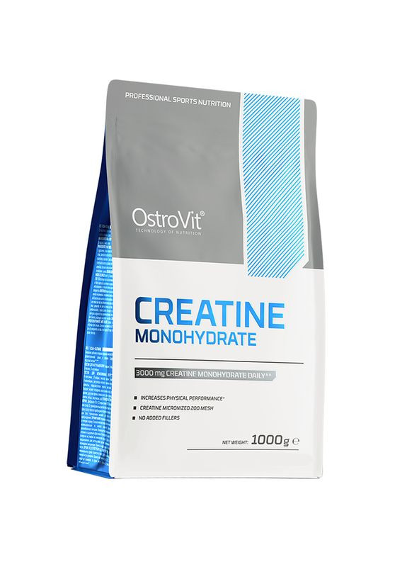 Креатин Моногідрат, Creatine Monohydrate, 1000г Лимон (31250008) Ostrovit (304530766)