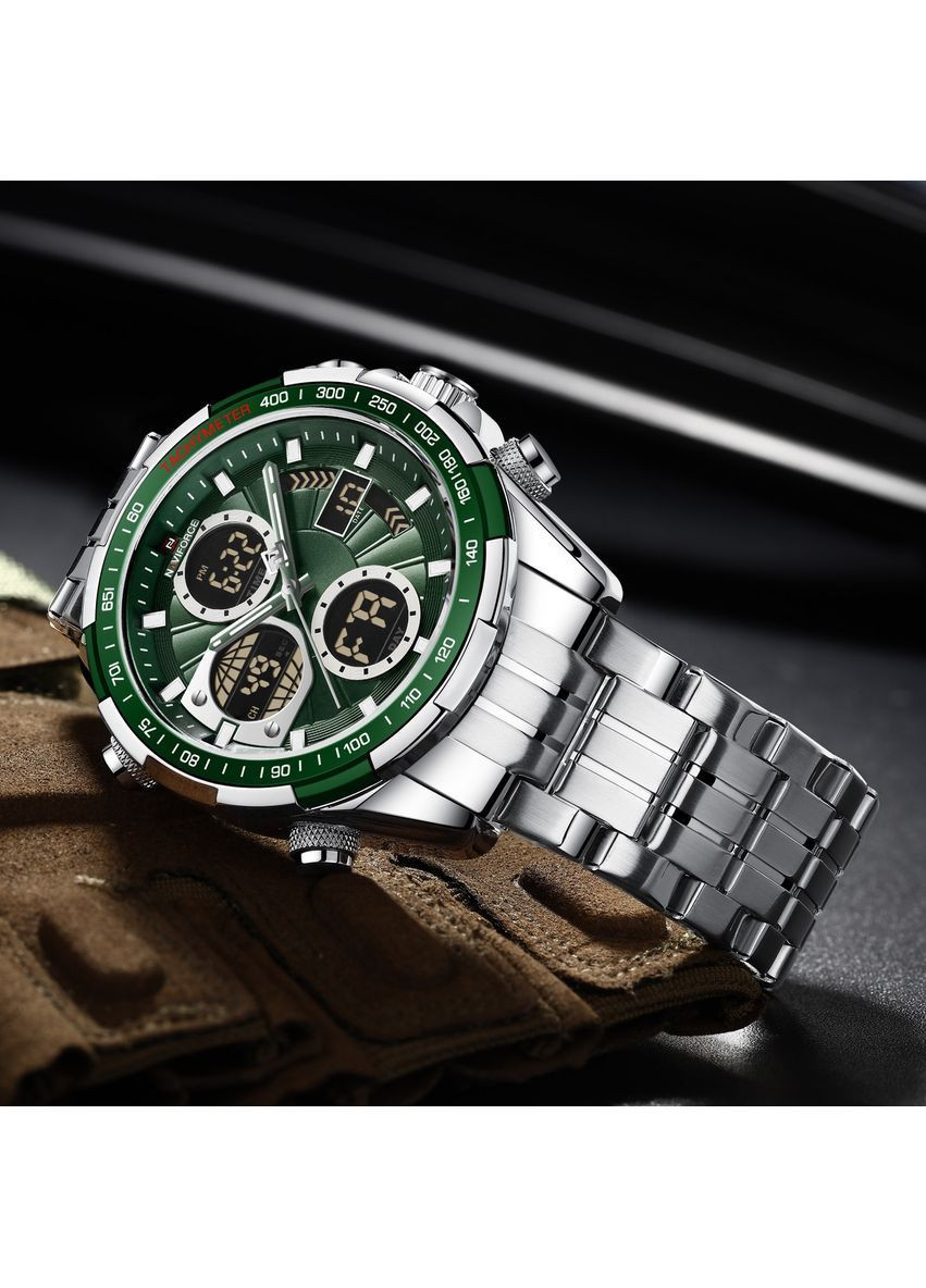 Наручний годинник чоловічий Fly Steel Сріблястий (3578) Naviforce (363318799)