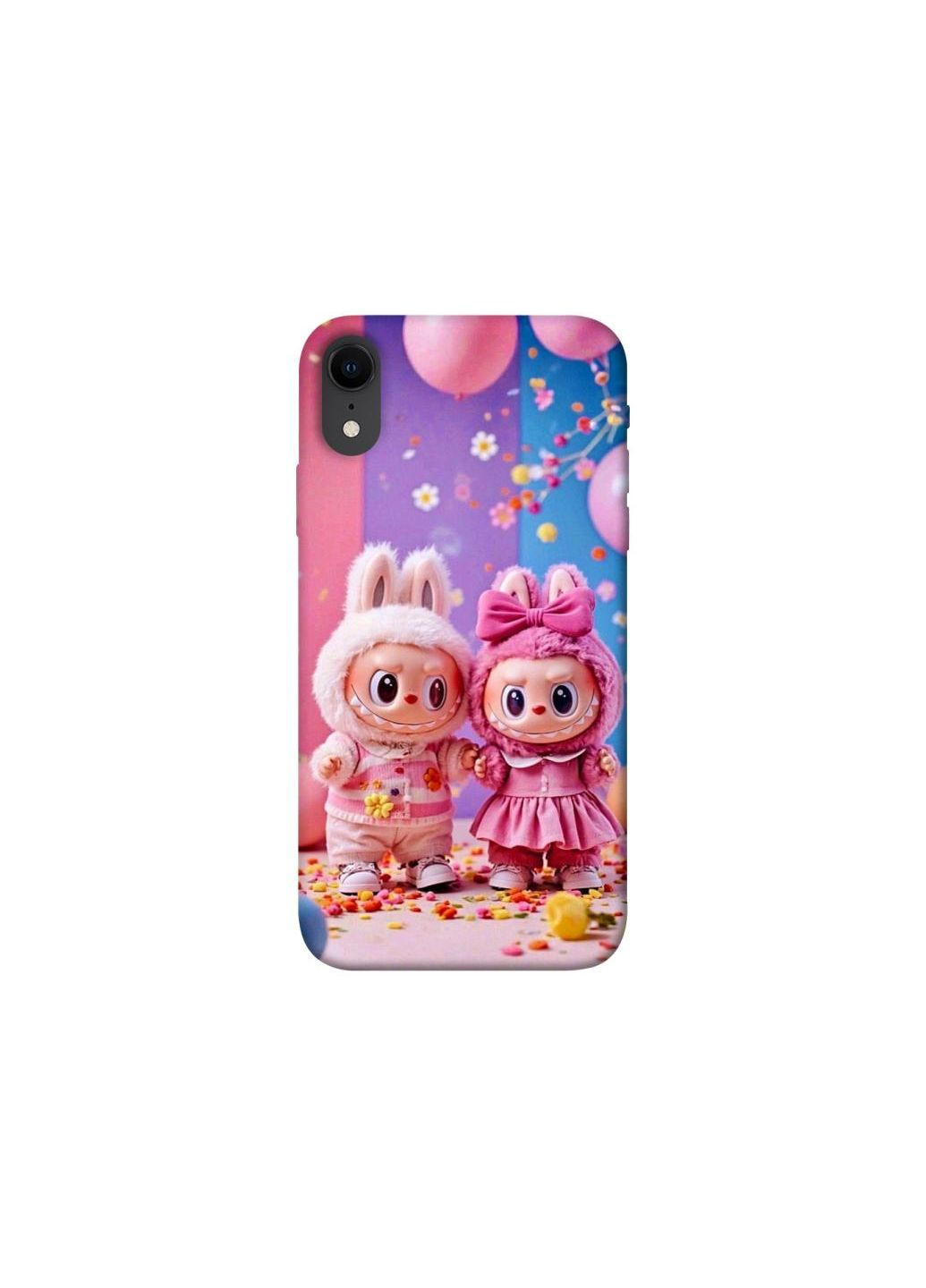 Чохол на Apple iPhone XR (6.1") Labubu twins ver.2 Frontalka (361991692)