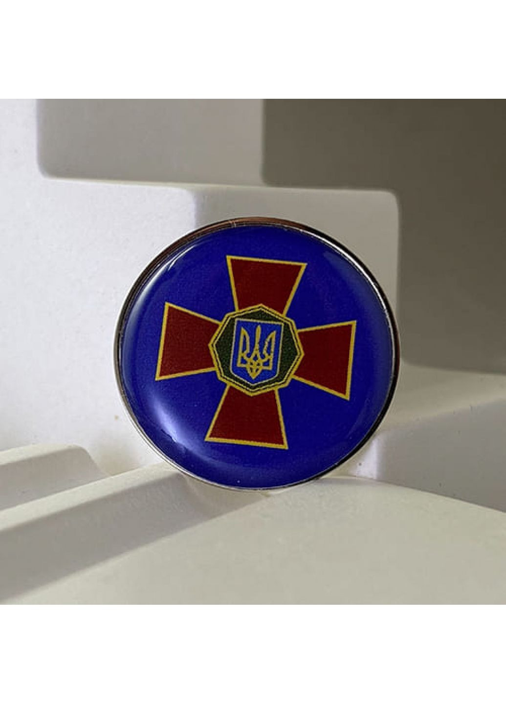 Значок Національної гвардії України (коло) (6528) Dobroznak (365246263)