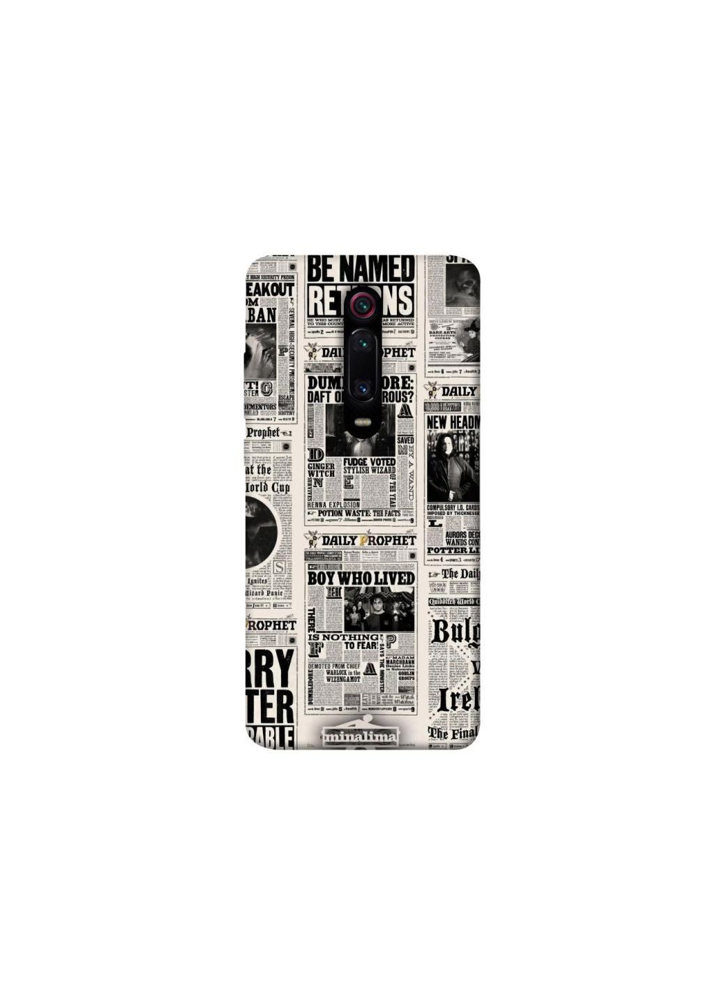 Чехол на Xiaomi Redmi K20 / K20 Pro / Mi9T / Mi9T Pro Harry Potter newspaper Frontalka (354690004)