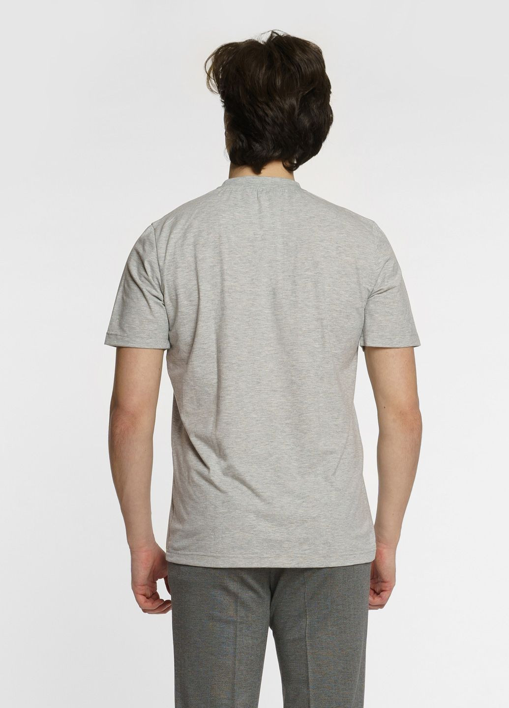 Сіра футболка чоловіча сіра Arber T-SHIRT FF19