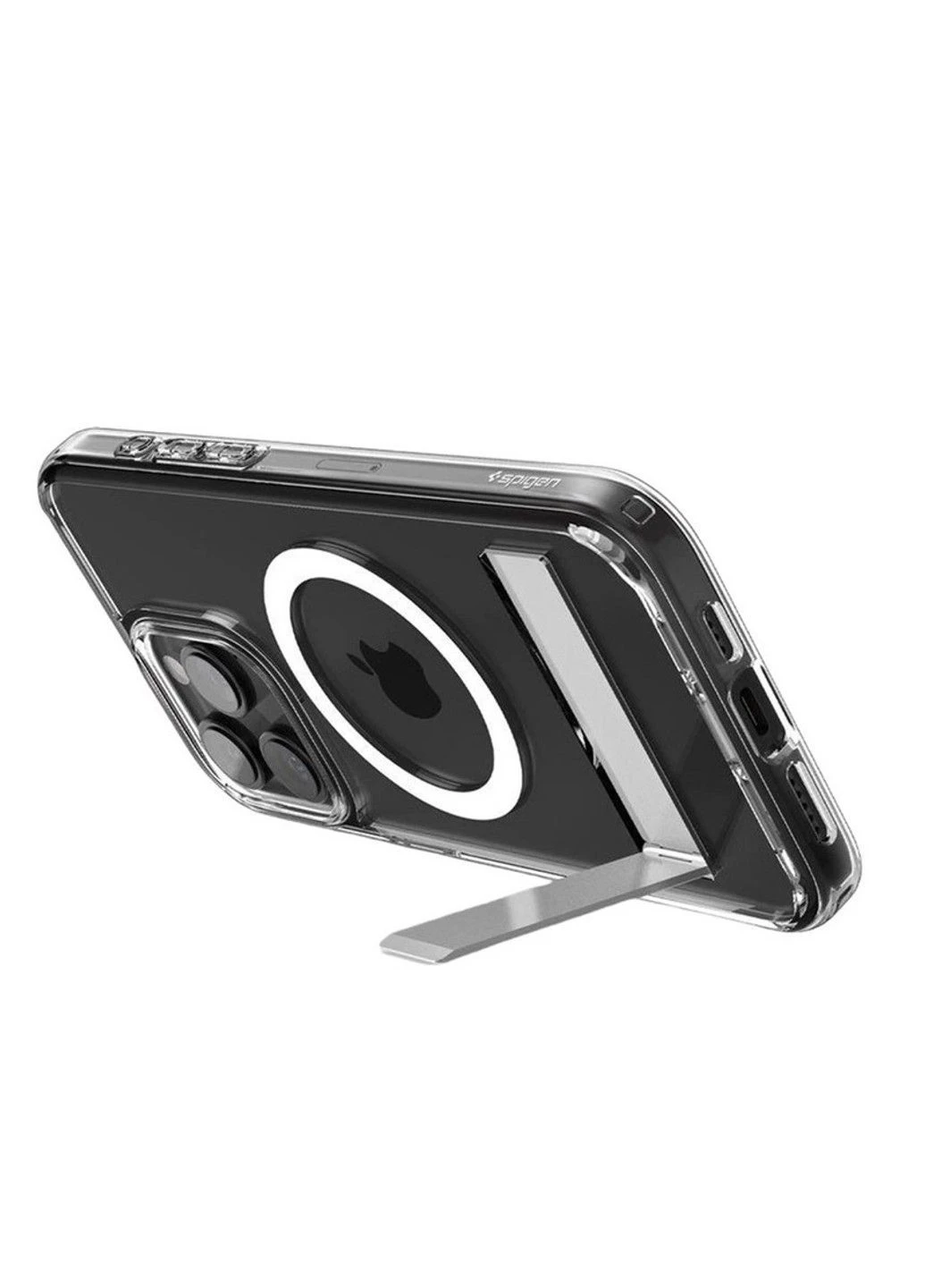 Чохол AAA Magnetic Clear Stand for Apple iPhone 11 Pro Max Transparent Spigen (382379539)