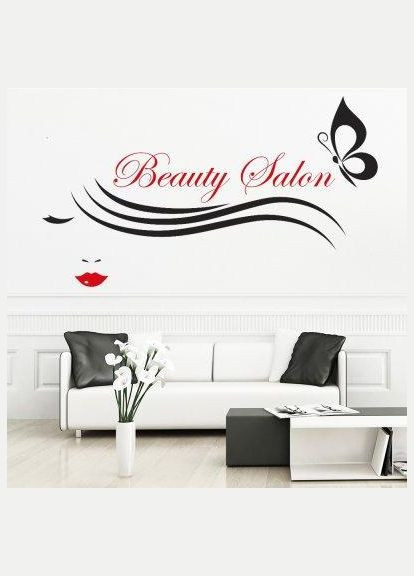 Вінілова інтер'єрна декор на стіну та шпалери «Бьюті салон» Кавун наклейка (316189431)