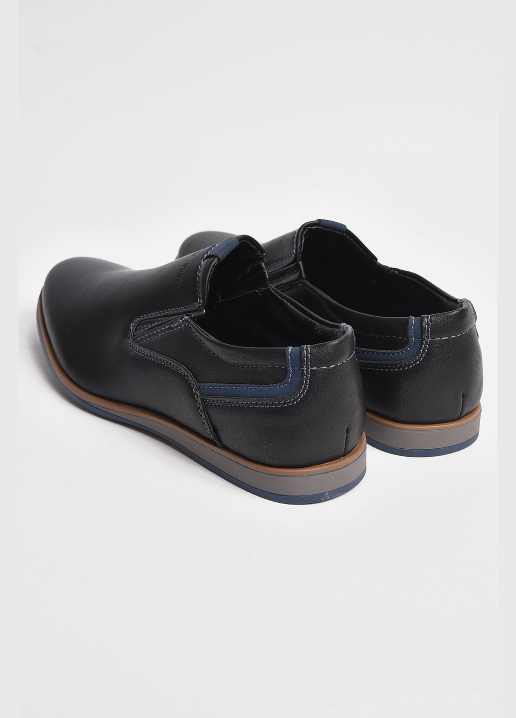 Туфлі підліткові для хлопчика чорного кольору Let's Shop (285692216)