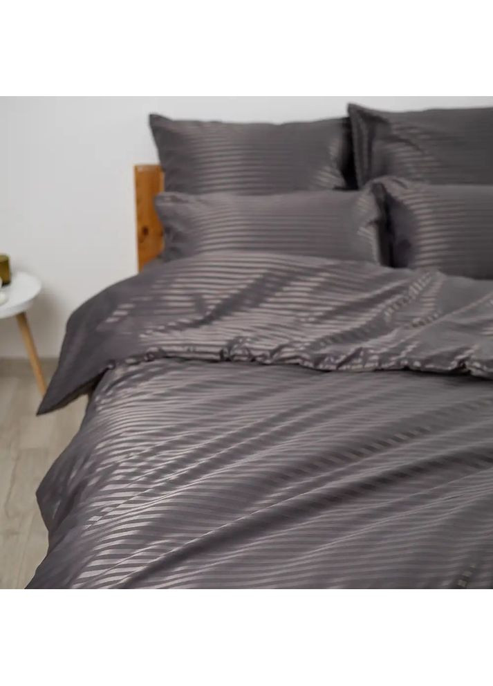 Постільна білизна СТРАЙП САТИН Graphite ТЕП (363133382)