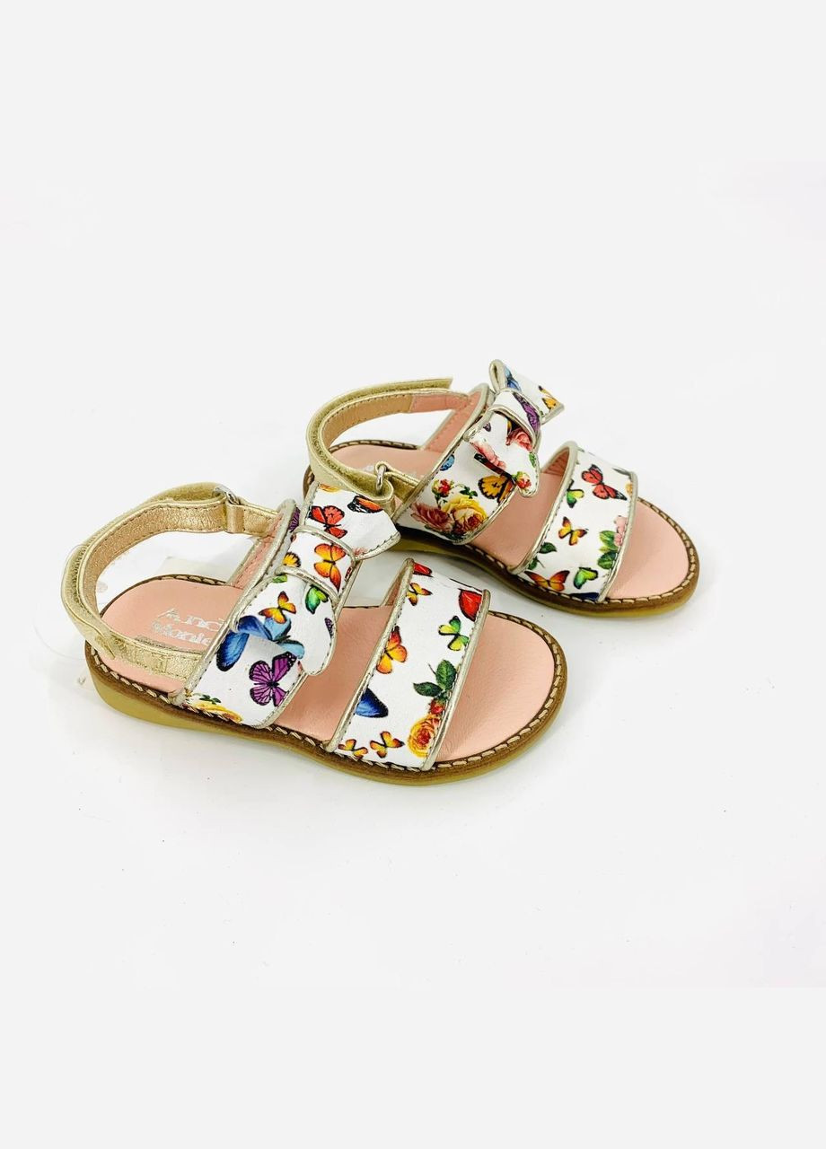 Белые босоножки, арт. 44054, бабочки, 100% кожа, италия, р. (13,5 см) Andrea Montelpare