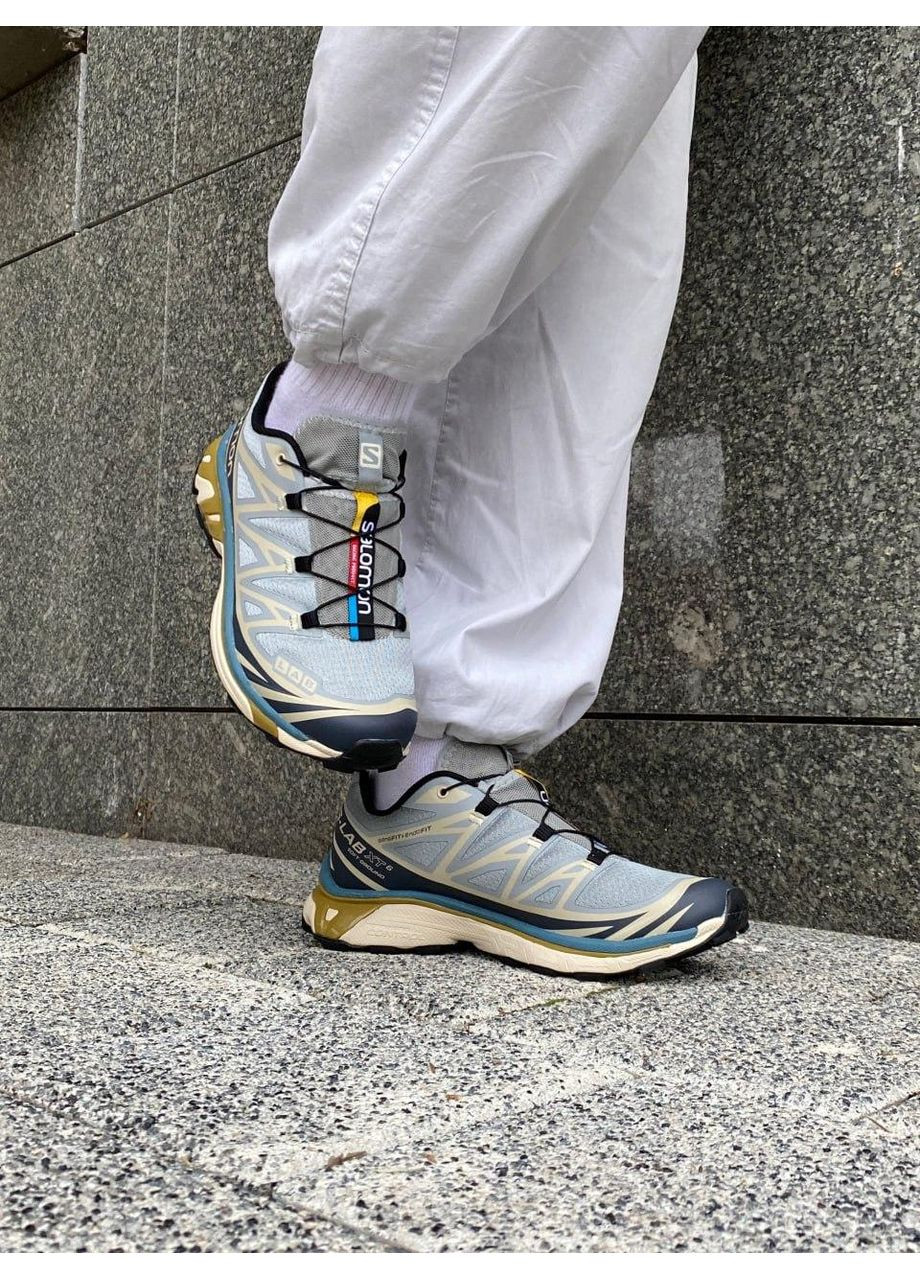 КРОСІВКИ ЖІНОЧІ SALOMON S LAB XT-6 BLUE BEIGE САЛОМОН ХТ-6 No Brand бежеві демісезони (368647161)