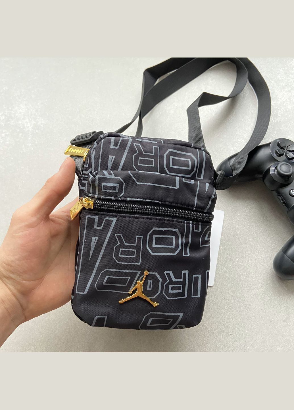 Jordan сумка через плече джордан. Поясна сумка чоловіча та жіноча чорна барсетка унісекс No Brand (317247035)