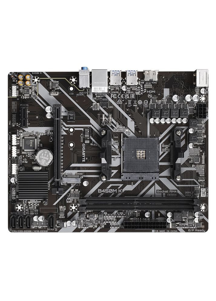 Материнская плата B450M K Socket AM4 Gigabyte (316152554)
