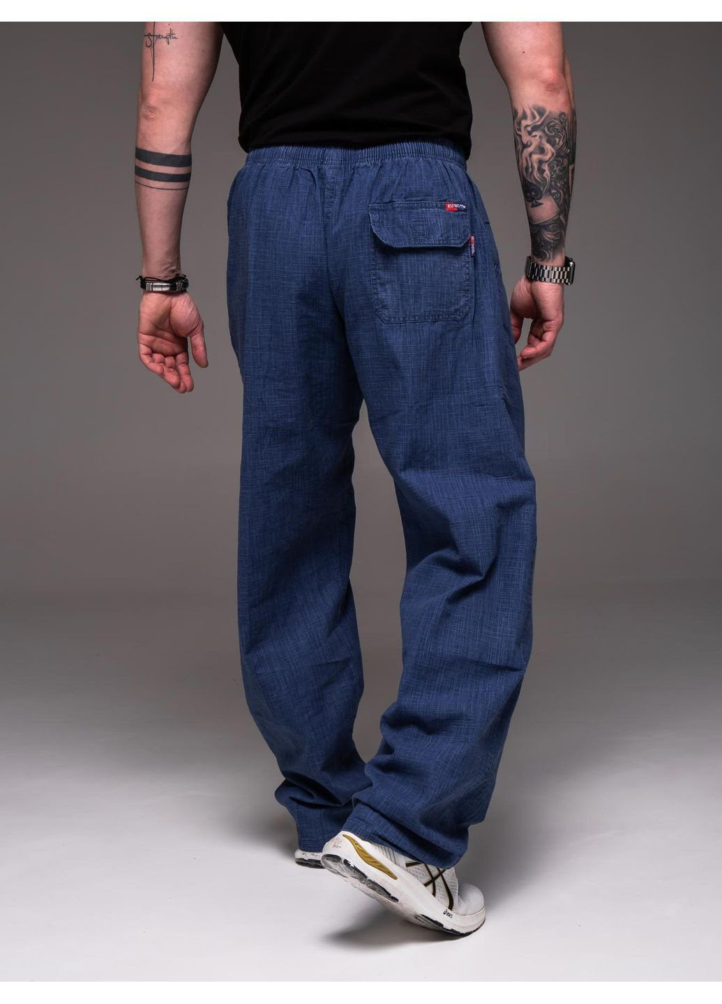 Штани чоловічі на резинці великий розмір батал No Brand (350669556)