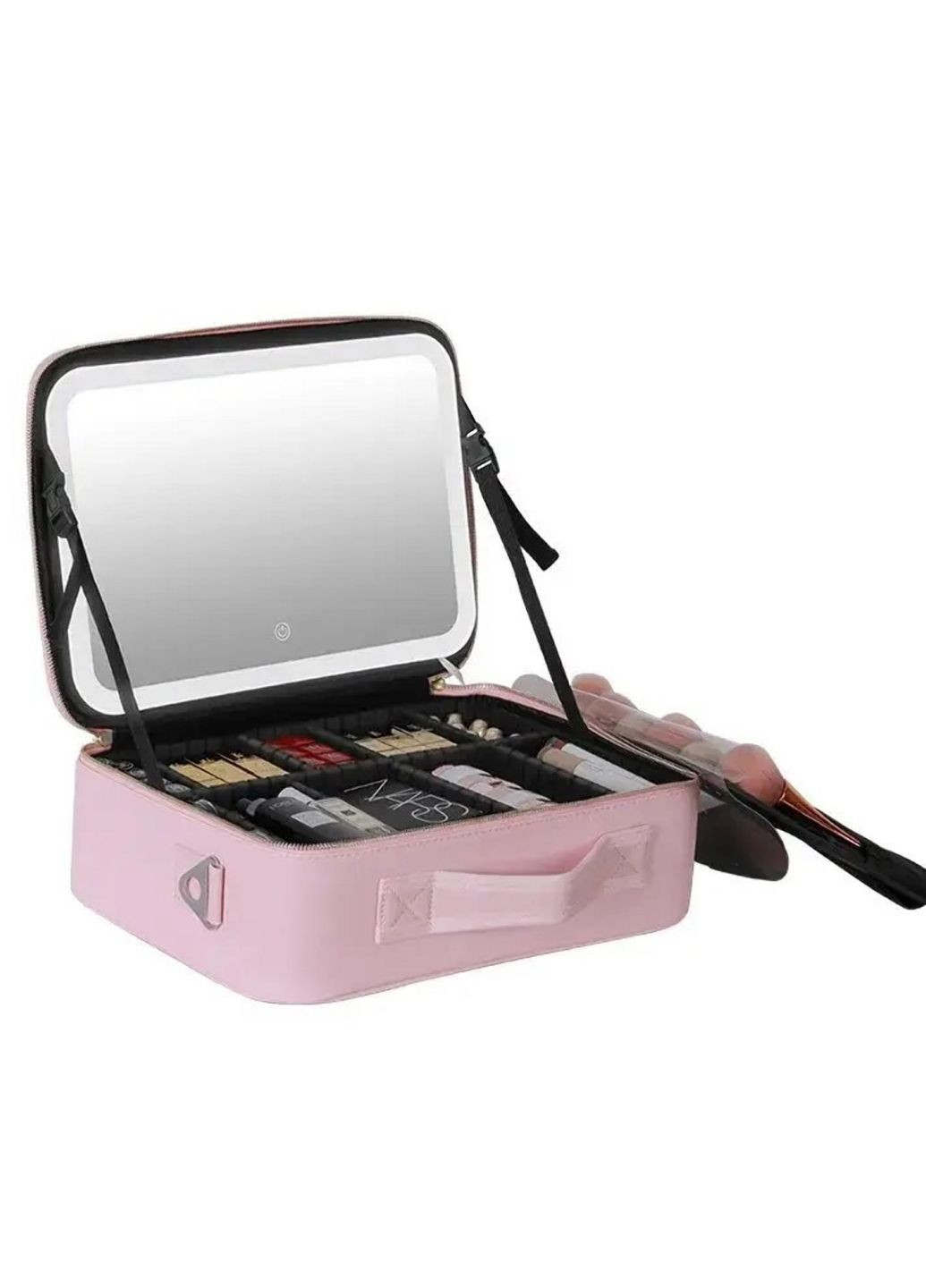 з дзеркалом Boxup LED підсвічування 2 колірні температури Рожевий More Органайзер для косметики (311225738)