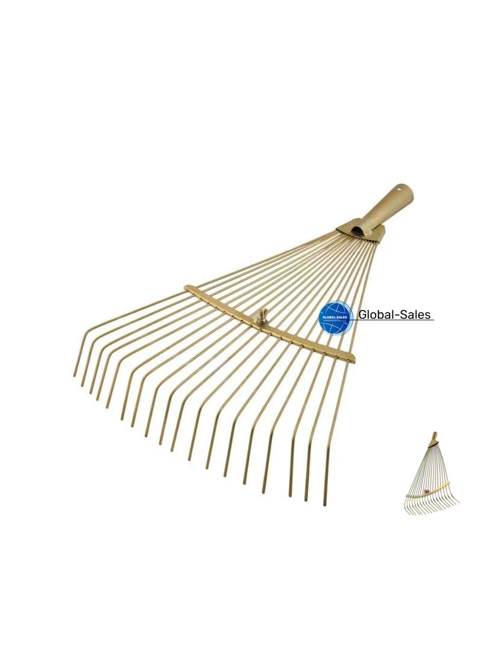 Грабли веерные 18 прутьев раздвижные без ручки (x) DV (335048865)