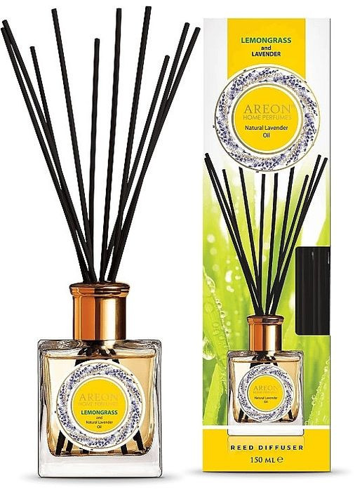 Аромадифузор "Лемонграс і лаванда" Home Perfume Lemongrass & Lavender Oil Reed Diffuser 150ml (1344234-13004405) Areon (368666624)