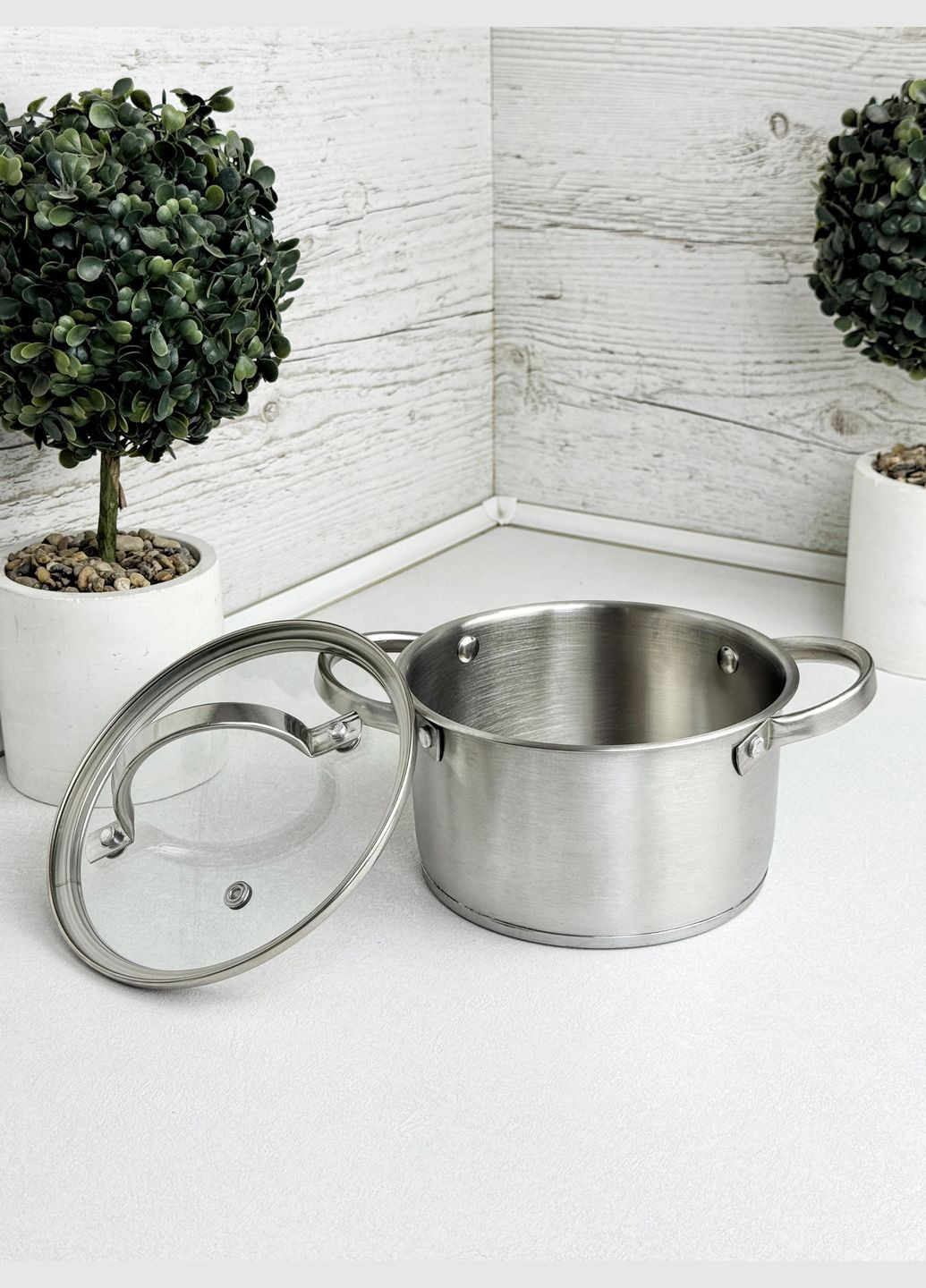 Кастрюля со стеклянной крышкой 1,4л Eterna IN0016ET Intrendo (335821210)